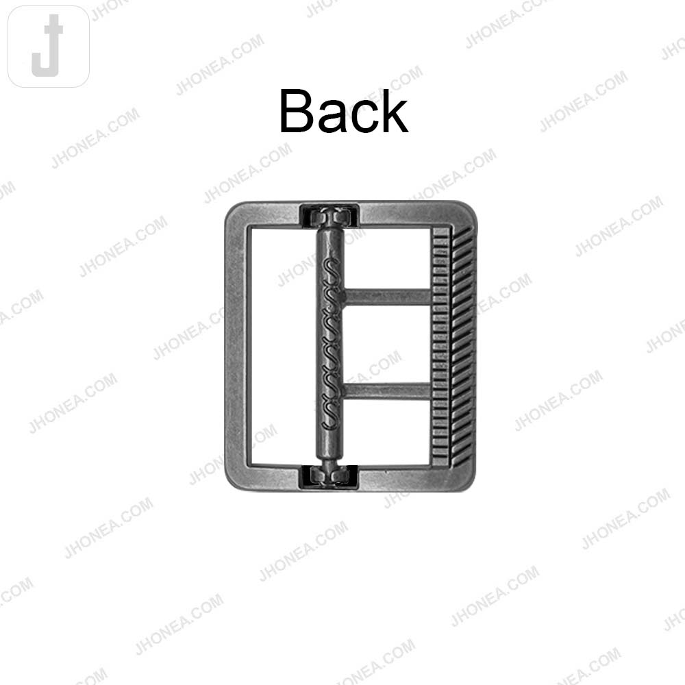 Modern Rectangular Shaped Metal Pant Buckle for Men’s & Women’s Apparel