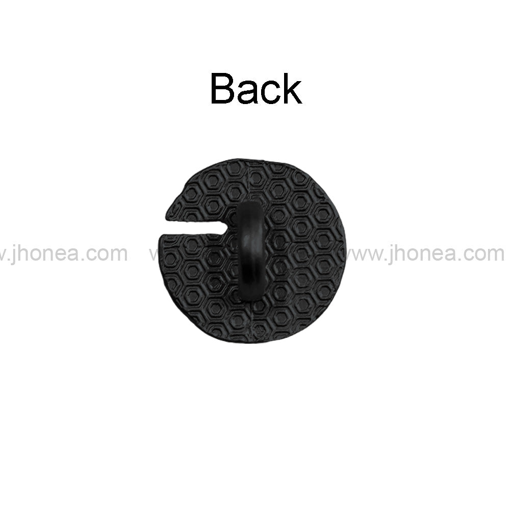 Classic 10mm Cutting Edge Design Matte Finish Metal Button