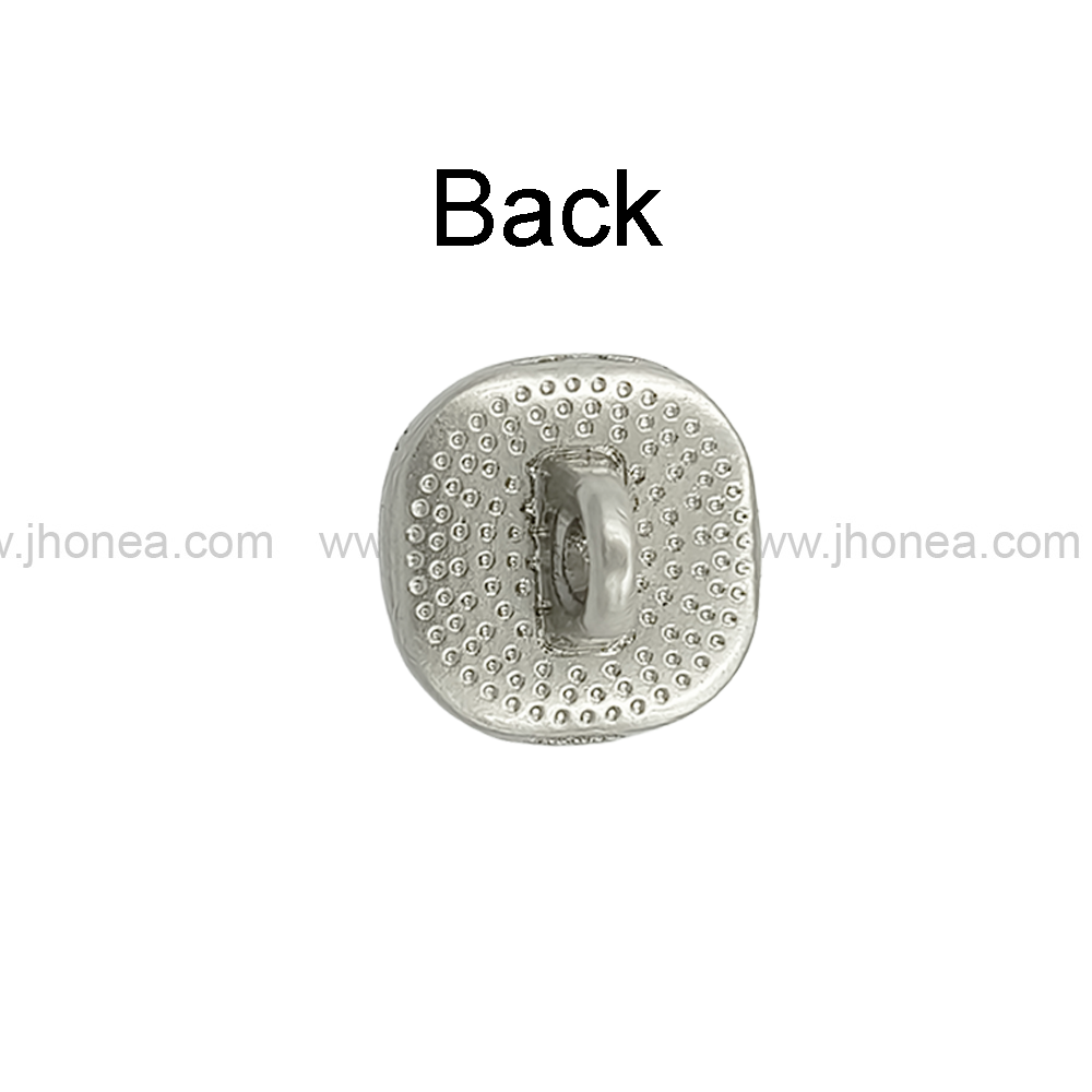 Rounded Square Shape Matte & Shiny Pearl Buttons