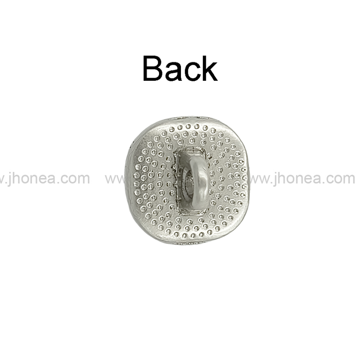 Rounded Square Shape Matte & Shiny Pearl Buttons