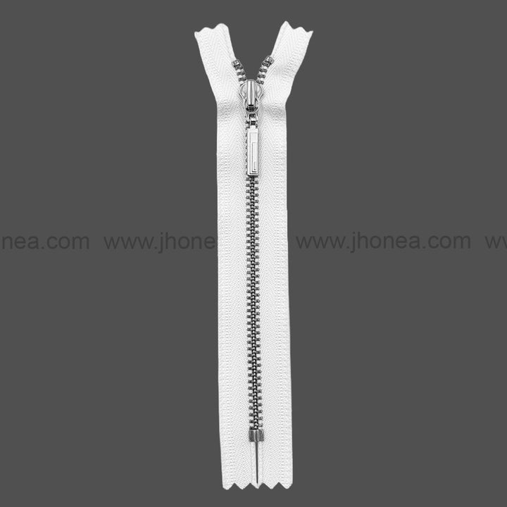Premium Quality #3 Number Silver Decorative YKK Metal Zipper for Hoodies & Jackets