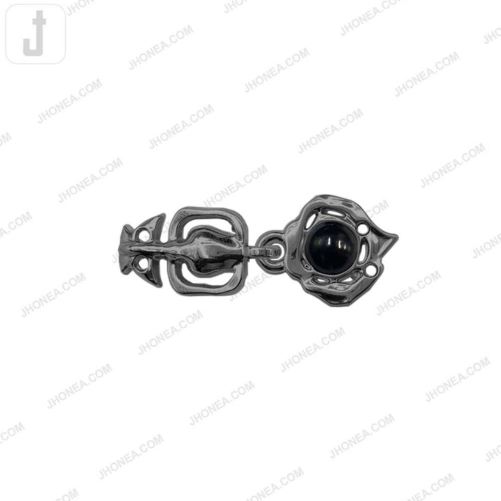 Trendy Pearl Clasp Buckle Hook and Eye Metal Buckle for Fashion Use