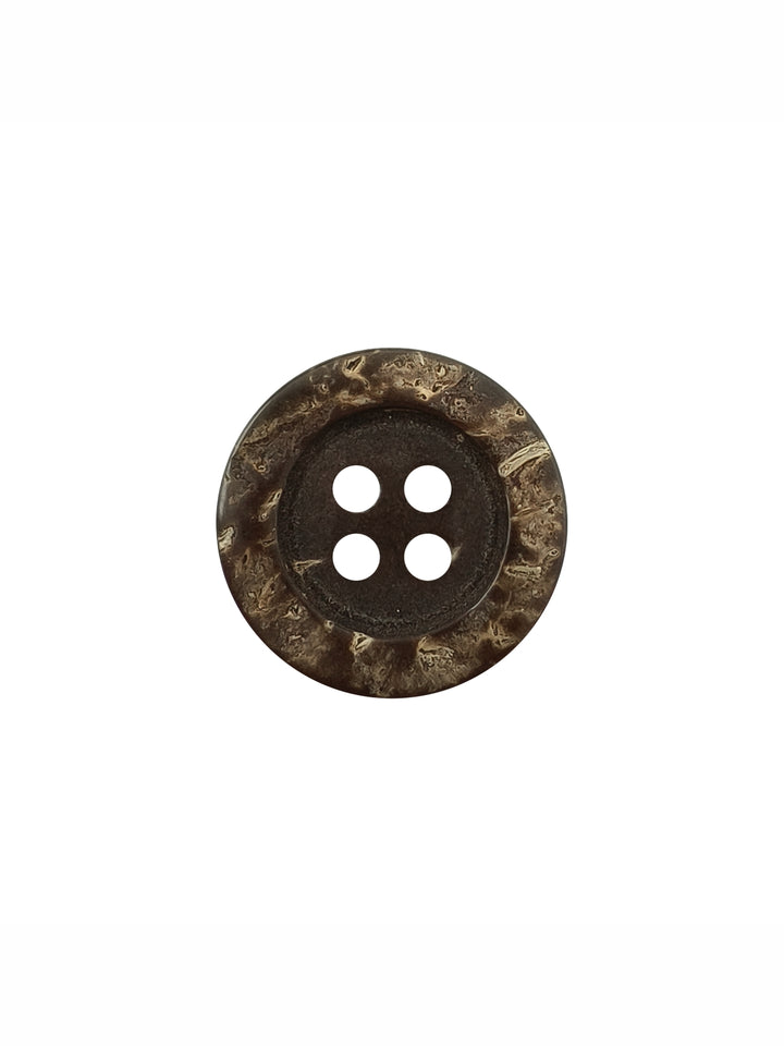 Smooth Finish Natural 17mm Coco 4-Hole Wooden Buttons