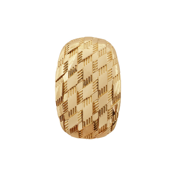 Elegant Shiny Textured Metal Buckle for Fashion Accessories