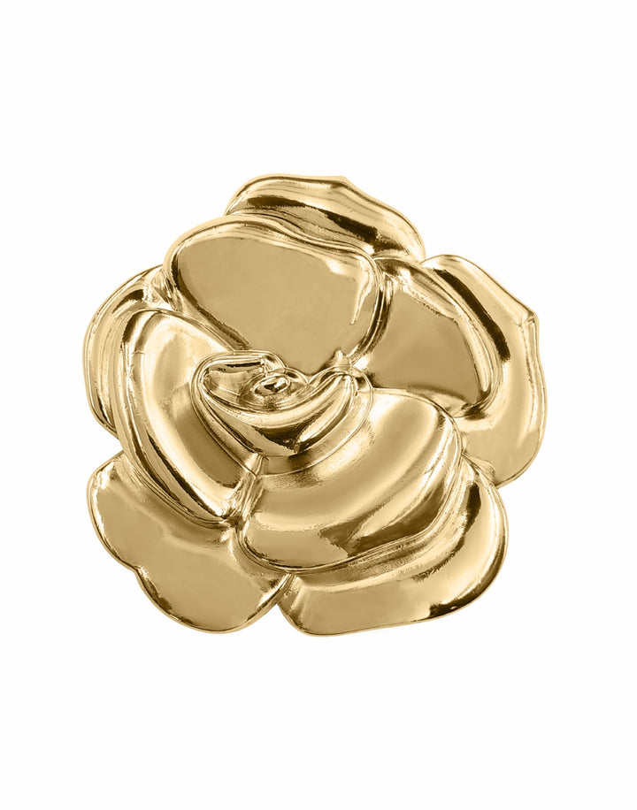 Shiny Classic 50mm(80L) Fashionable Flower Metal Buttons