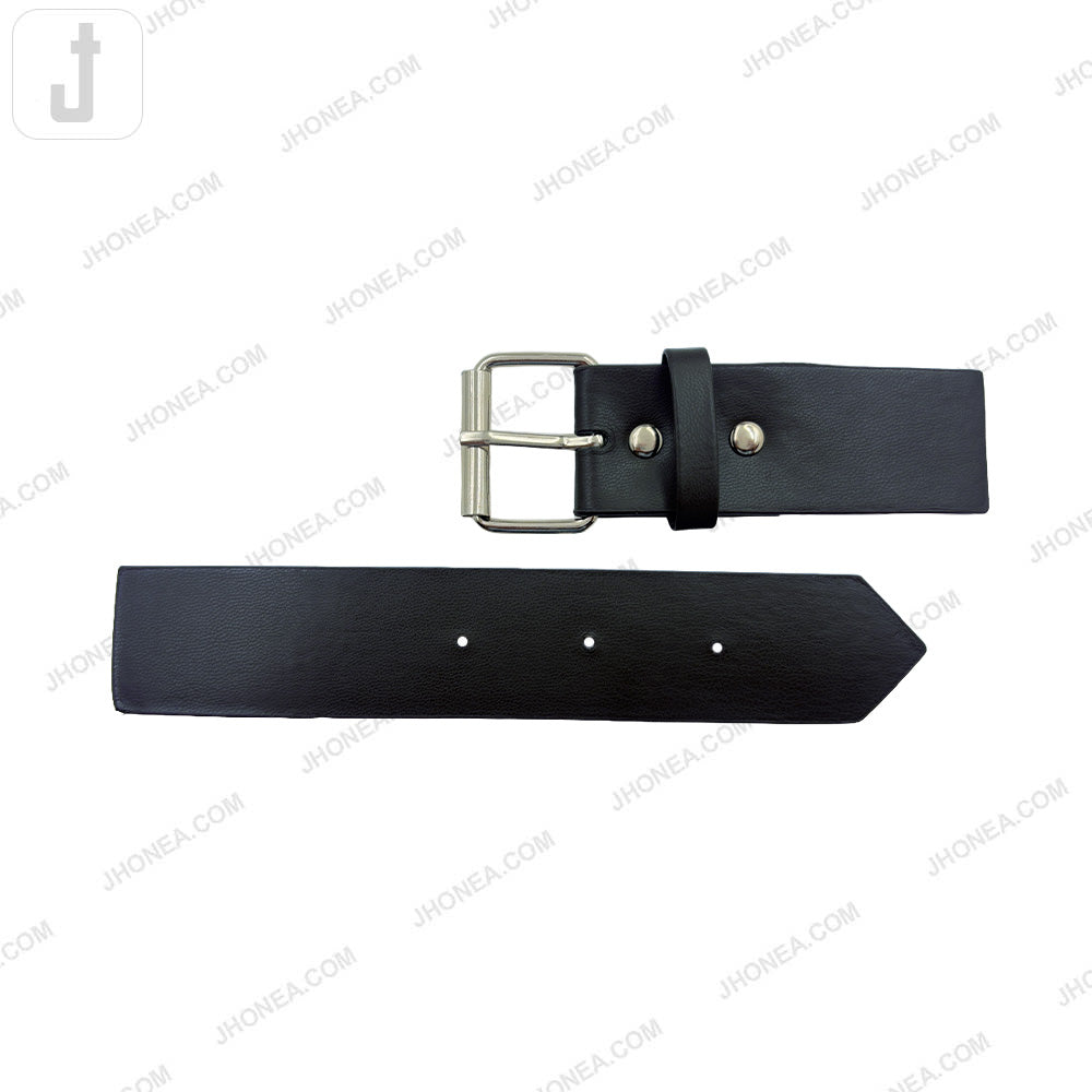 Timeless PU Leather Belt with Adjustable Prong Buckle
