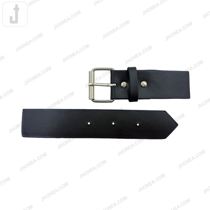 Timeless PU Leather Belt with Adjustable Prong Buckle