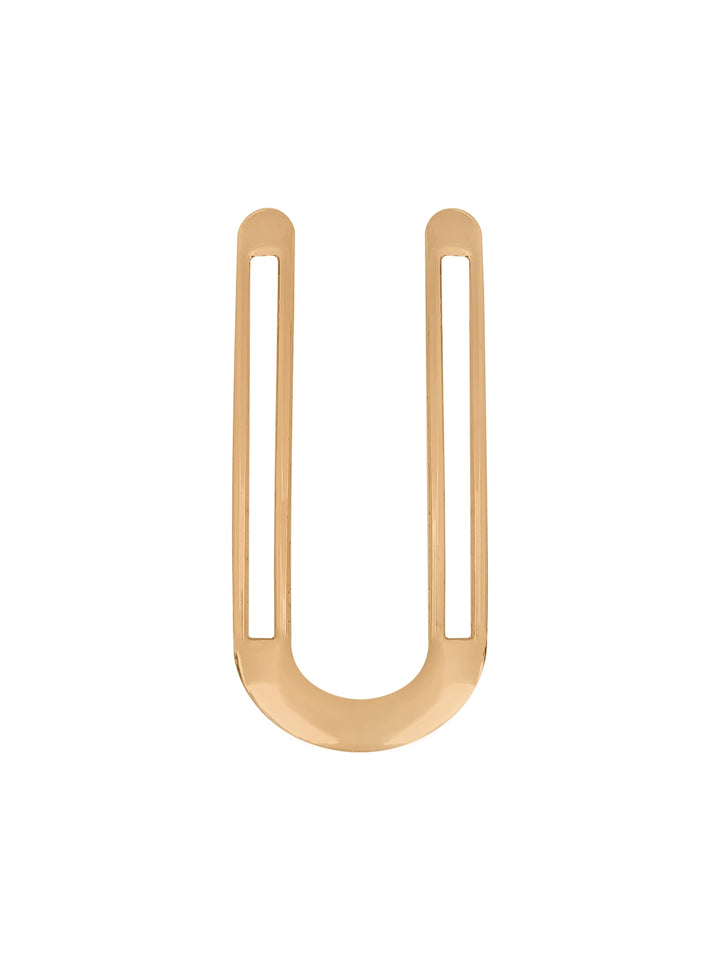 Chic Shiny Finish U-Shaped Metal Connector Buckle