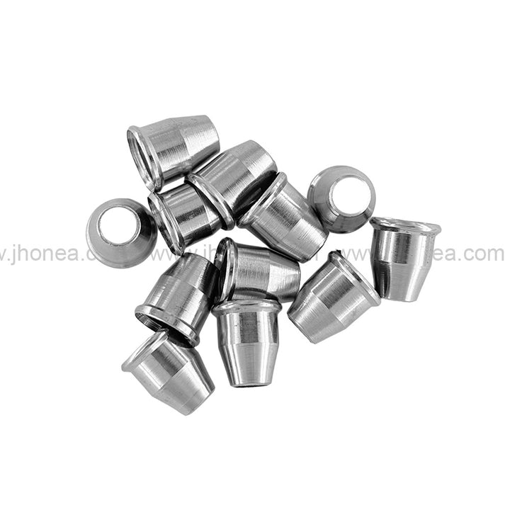 Shiny Silver Metal Aglets for Hoodies & Track Pants