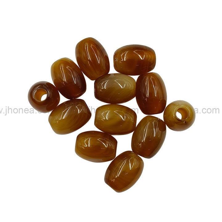 Classic Resin Polyester Light Brown Beads for Clothing/Jewelry/Handmade Crafts