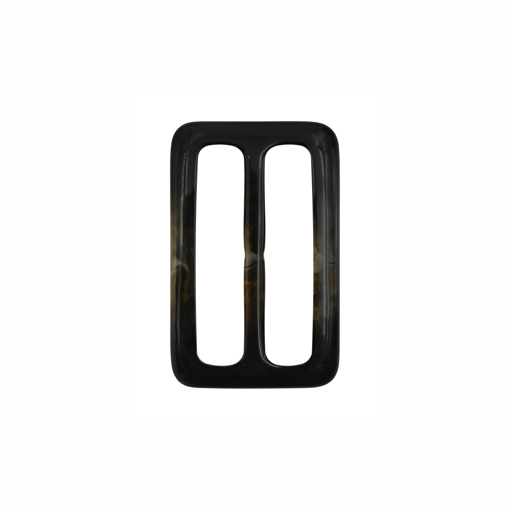 Rounded Rectangle Black Shaded Sliding Poly Belt Buckle – JHONEA ...
