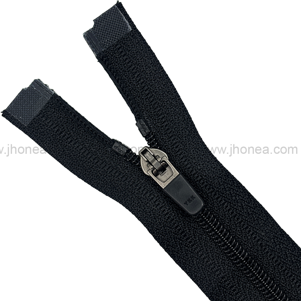 YKK- #3 Black Nylon Coil Open-End YKK Zipper