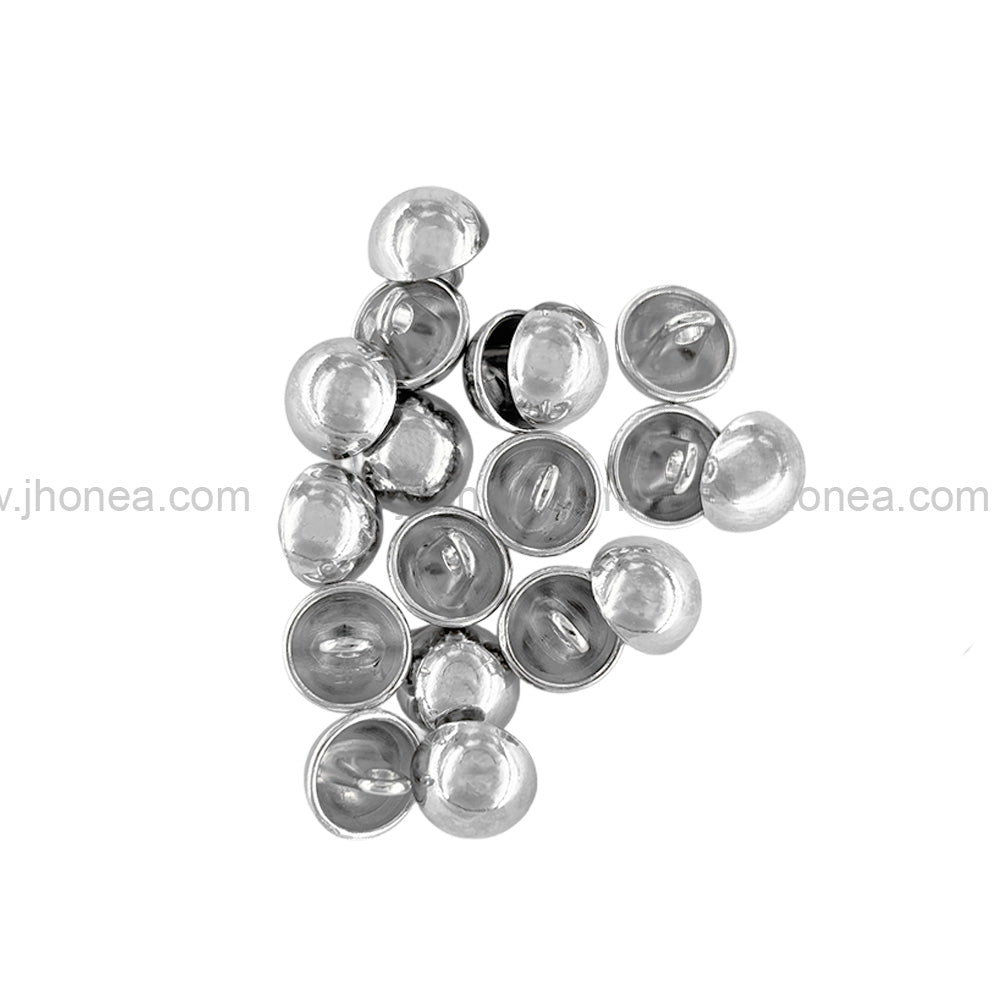Shiny Smooth Dome Surface 10mm Shirt/Kurta Metal Buttons