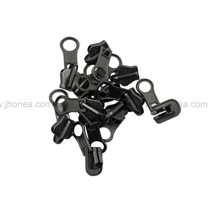 Classic #5 swivel handle metal zipper puller in Black Nickel Gunmetal finish