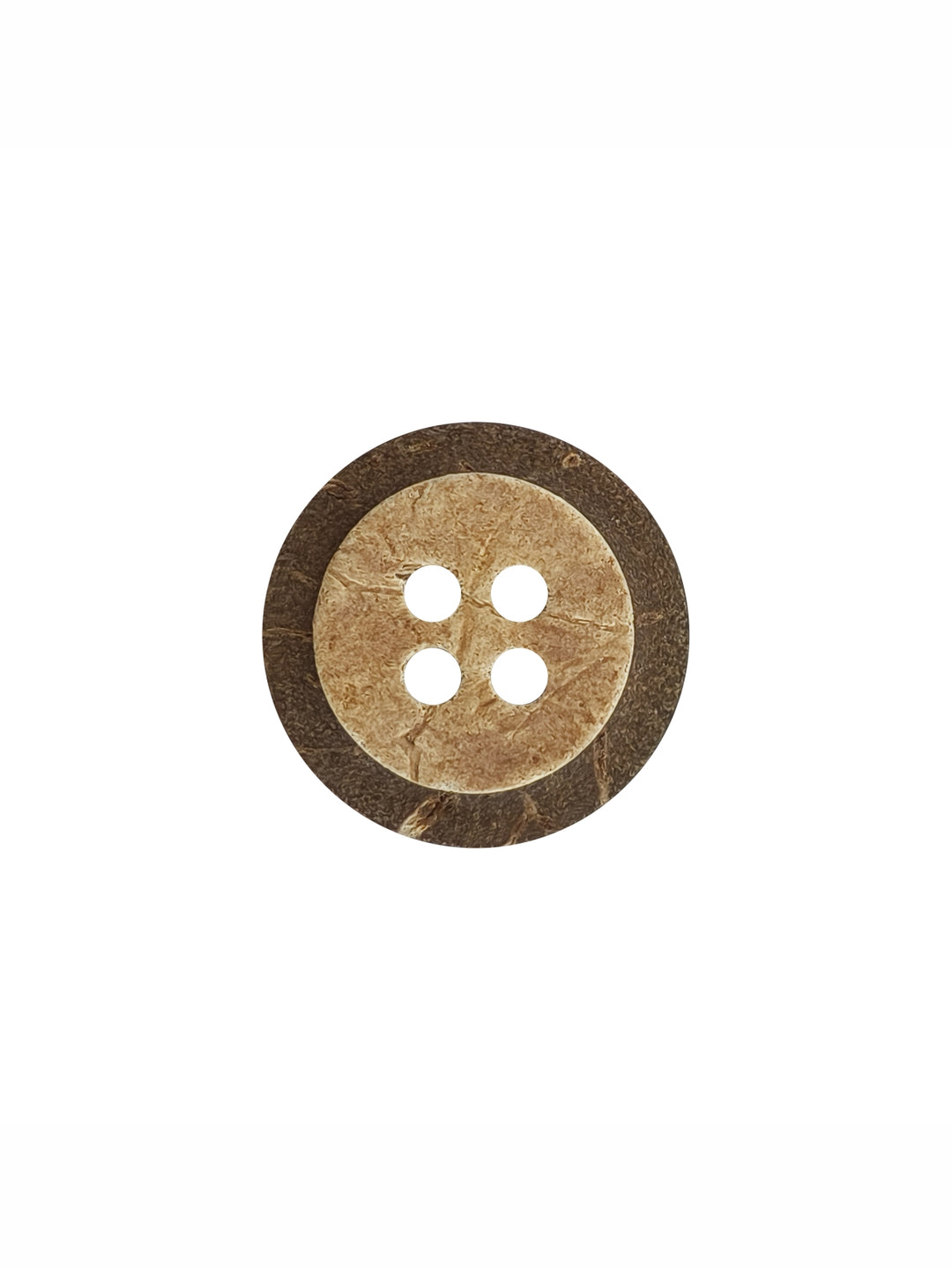Natural Coco 4-Hole Wooden Buttons for Sewing and Crafts
