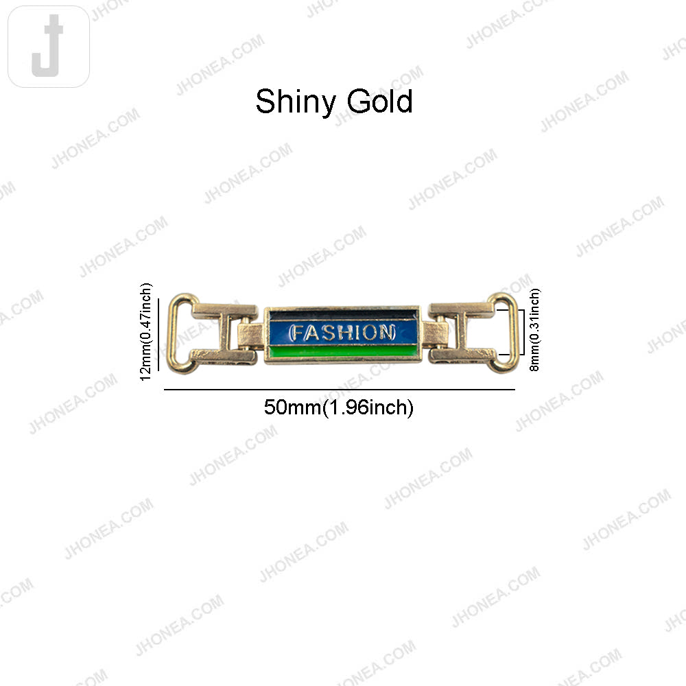Shiny Gold Decorative Mini Metal Buckle for Clothing & Accessories