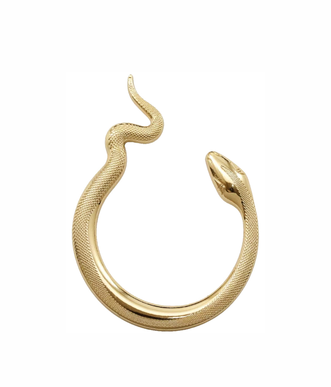Decorative Shiny Gold Snake Metal Fashion Accessory