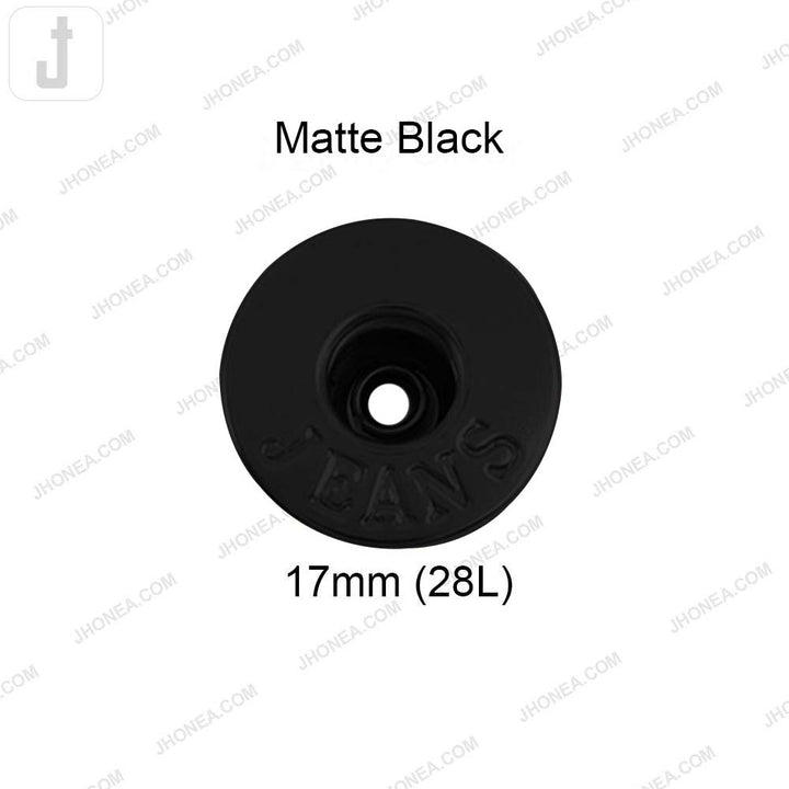 Round Shape Engraved Jeans Metal Button for Denim Pants