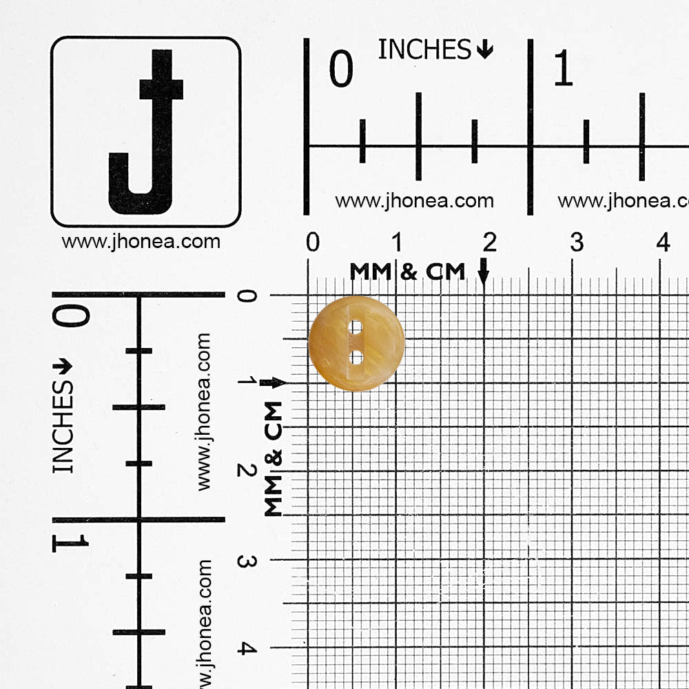 Smooth Pearlescent 2-Hole Poly Buttons for Clothing