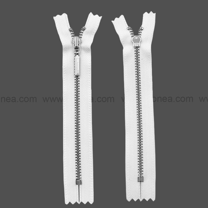 Premium Quality #3 Number Silver Decorative YKK Metal Zipper for Hoodies & Jackets