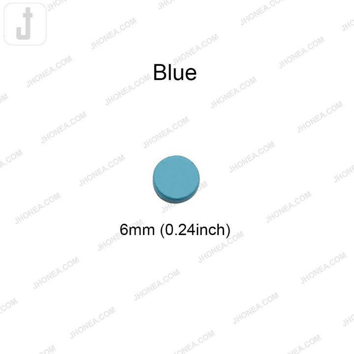 6mm Colored Rivet Fastener Stud for Garments/Bags