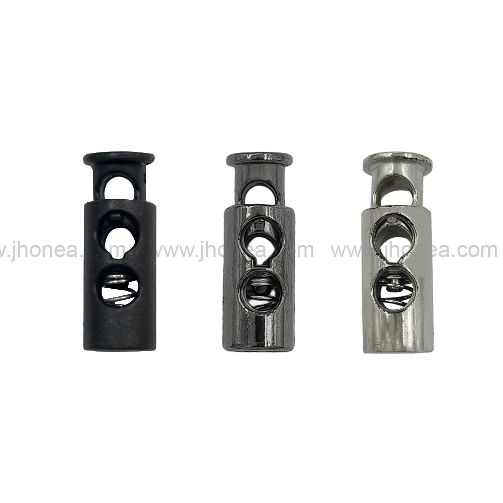 Classic Two-Hole Spring Plastic Cord Lock for Hoodies