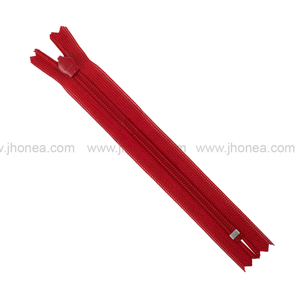 YKK #2 Invisible Closed-End Concealed Zipper 18 Inch Assorted Colors Pack of 60 Pieces