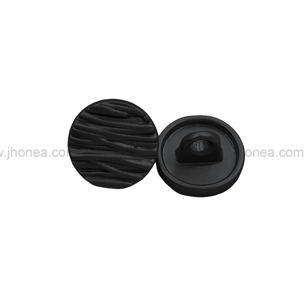 Round Shape Matte Finish Classic Shank Metal Button