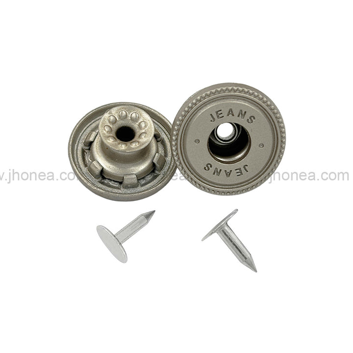Fashionable Round Metal Jeans Buttons for Clothing