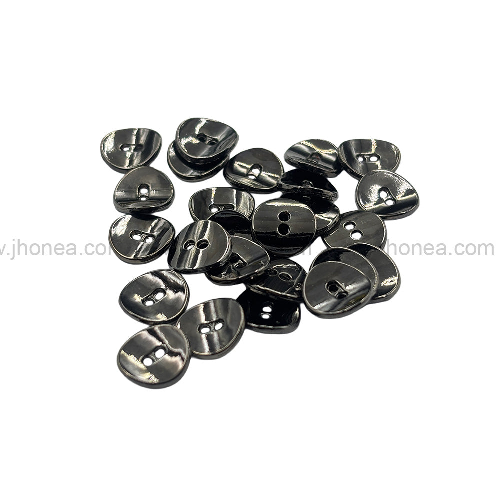 Fashionable Round Shape with Curvy Structure Metal Button