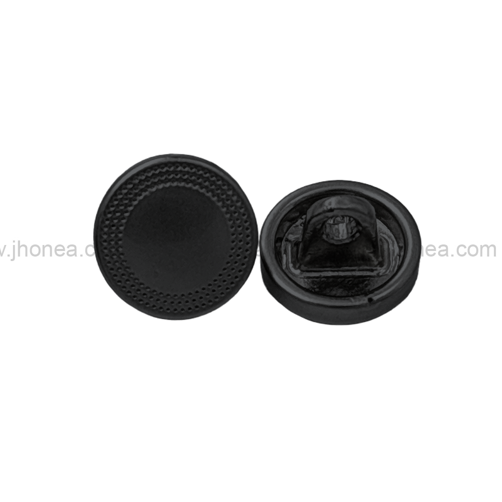 Round Shape Classic Matte Finish Shank Metal Button