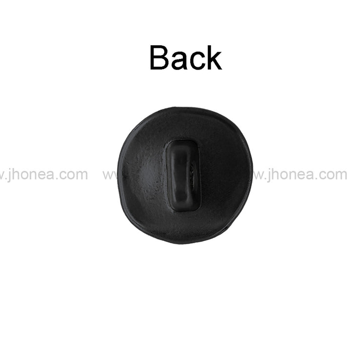 Round Shape Textured 10mm(16L) Classic Metal Shank Button