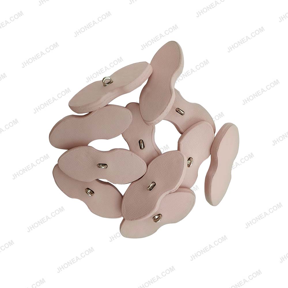 Elegant PU Leather Down loop Buttons for Coats/Knitwear