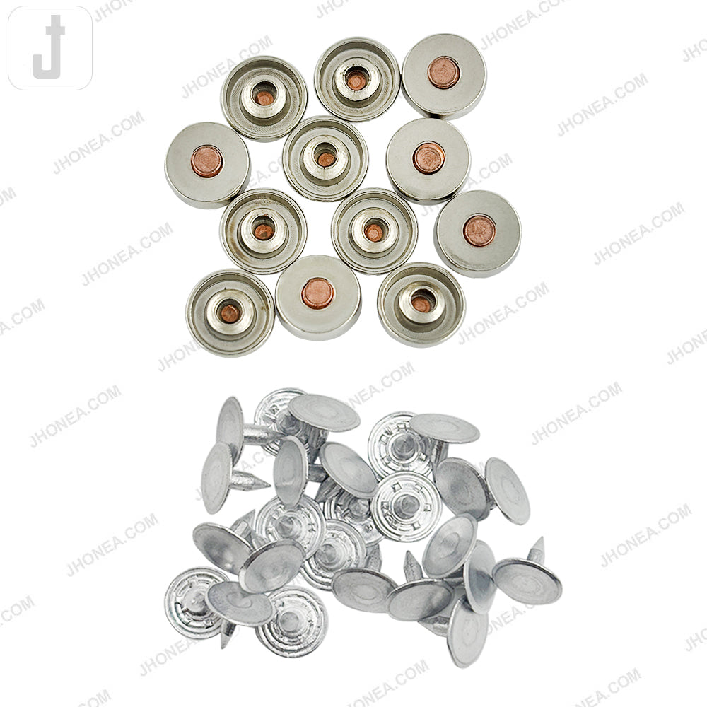 Stylish Shiny Finish Rivet Fastener Studs for Jeans/Skirts