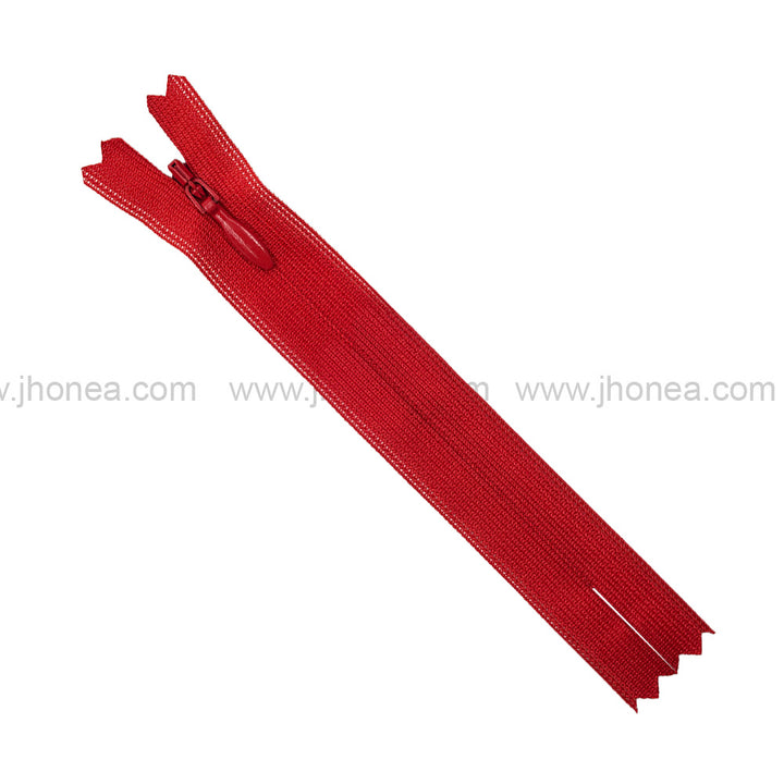 YKK #2 Invisible Closed-End Concealed Zipper 18 Inch Assorted Colors Pack of 60 Pieces