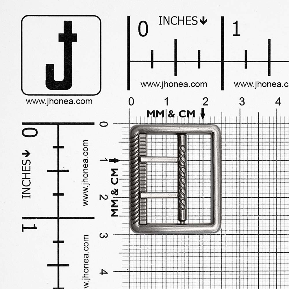 Modern Rectangular Shaped Metal Pant Buckle for Men’s & Women’s Apparel