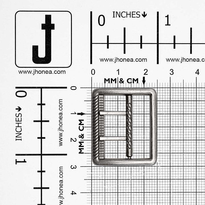 Modern Rectangular Shaped Metal Pant Buckle for Men’s & Women’s Apparel