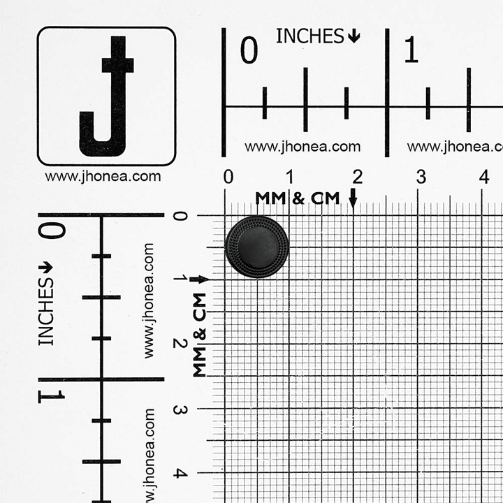 Round Shape Classic Matte Finish Shank Metal Button