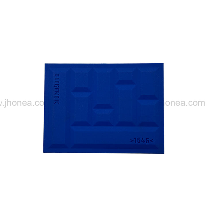 Geometric Pattern Rectangle Silicone Patch for Bags