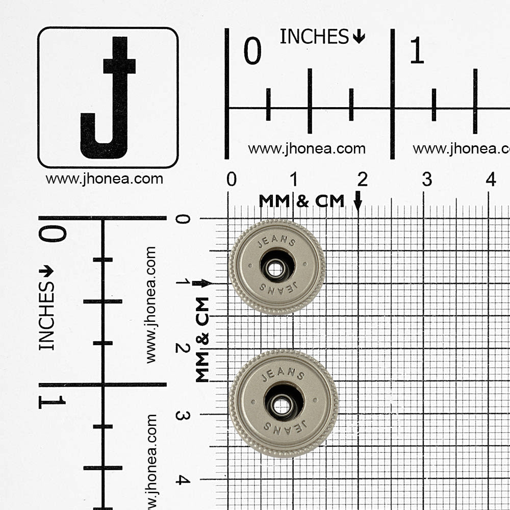 Fashionable Round Metal Jeans Buttons for Clothing