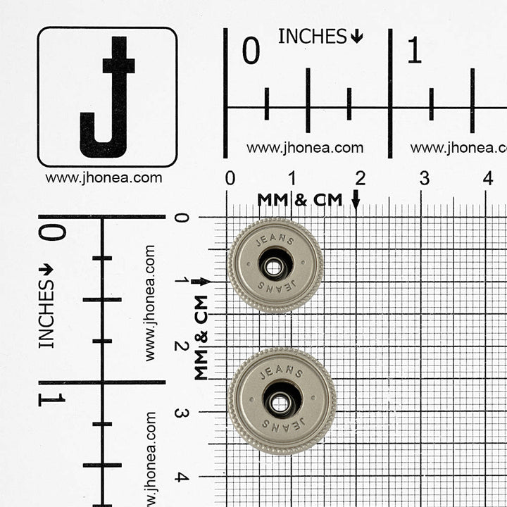 Fashionable Round Metal Jeans Buttons for Clothing