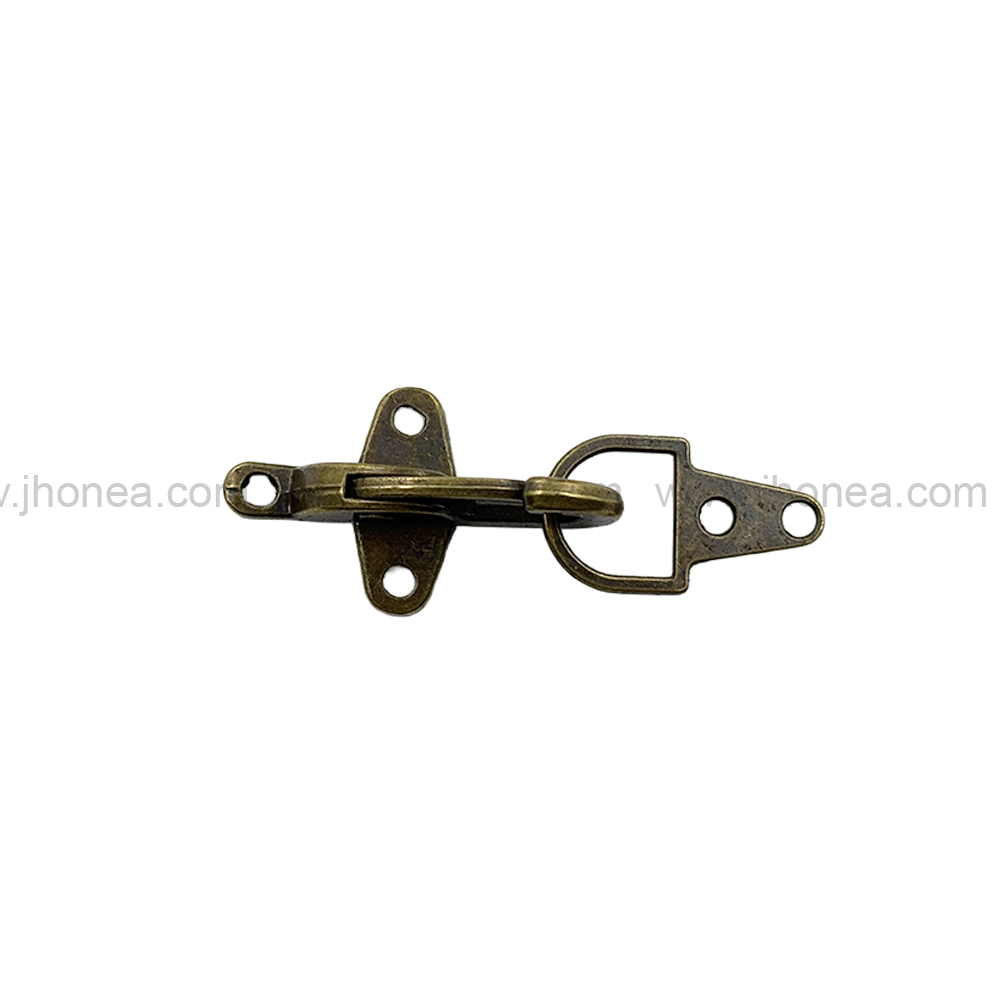 Dapper Style Vintage Antique Brass Design Closure Clasp for Jackets
