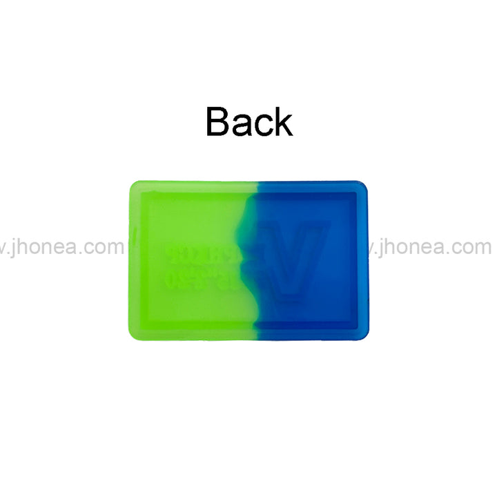 Dual Tone Embossed Logo Silicone Patch for Clothing