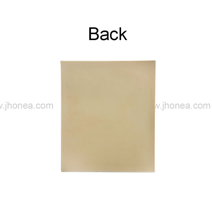 Khaki Textured Silicone Patch for Clothing/Bags/Caps