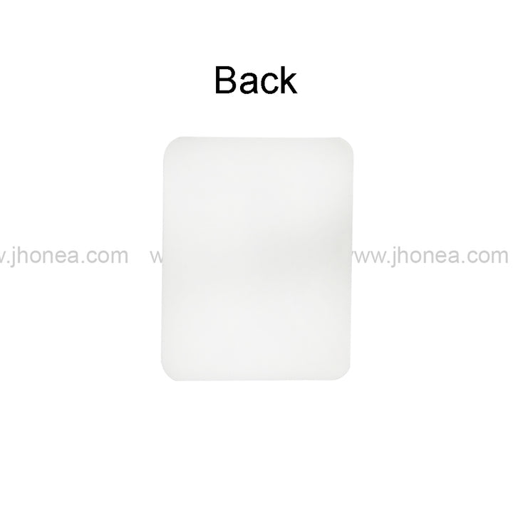 Unique White Silicone Patch with Black Arrow Design