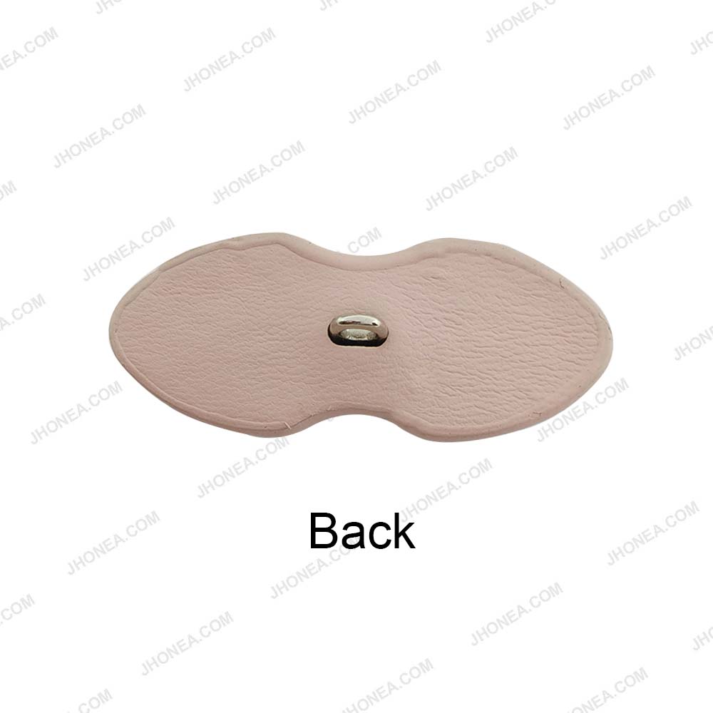 Elegant PU Leather Down loop Buttons for Coats/Knitwear