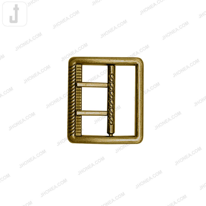 Modern Rectangular Shaped Metal Pant Buckle for Men’s & Women’s Apparel