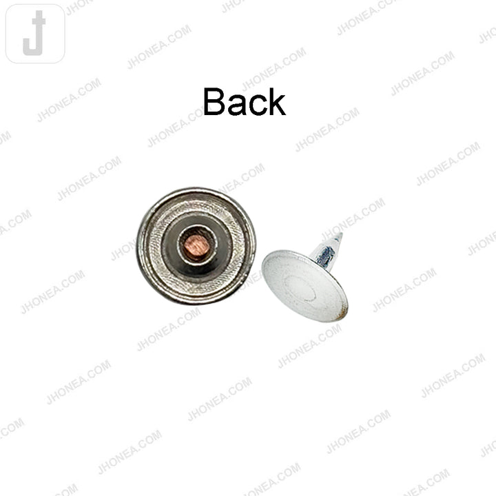 Stylish Shiny Finish Rivet Fastener Studs for Jeans/Skirts