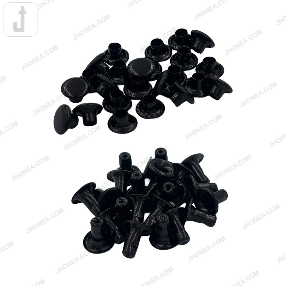 Elegant Solid Brass Flat Rivets for Denim/Leather/Bags/DIY Craft Projects