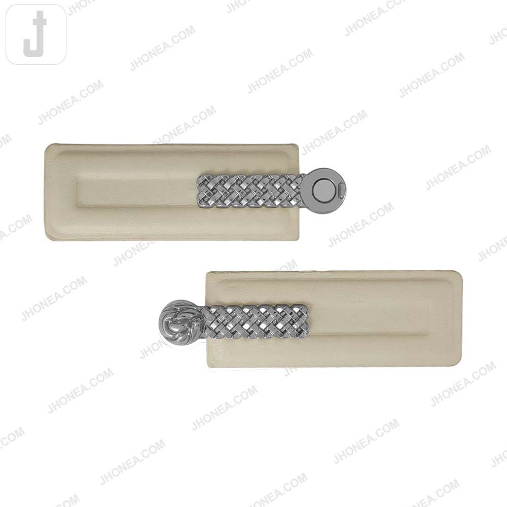 Modern PU Leather Belt with Secure Easy Magnetic Lock Buckle
